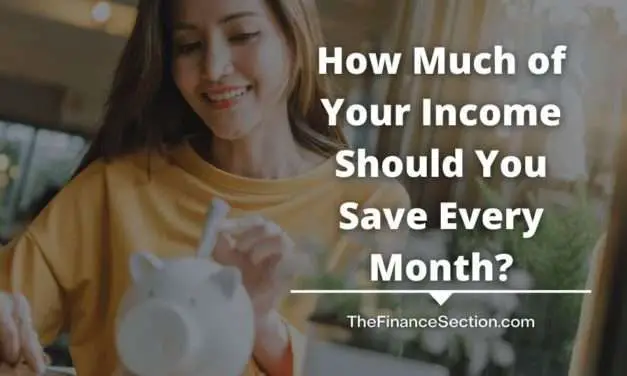 How Much of Your Income Should You Save Every Month?