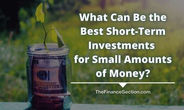 What Can Be the Best Short-Term Investments for Small Amounts of Money?