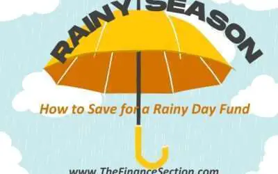 How to Save for a Rainy Day Fund?